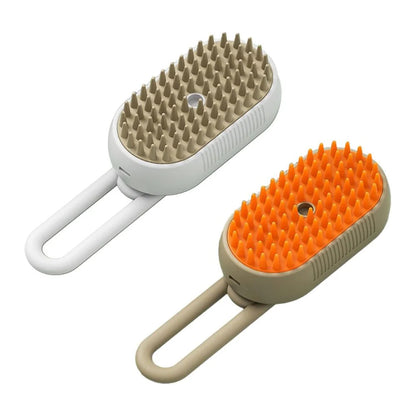 Steam Brush for Cats and Dogs, 3 in 1 Steamy pet brush